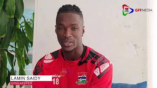 quotNew Scorpion Goalkeeper Lamin Saidy Speaks to GFF Media About His Maiden National Team CallUpquot [upl. by Kcirrag258]