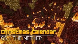 Christmas Calendar  05 The Nether  Minecraft Parkour Map [upl. by Agiaf]