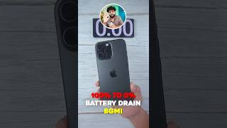 iPhone 16 Pro Max  BGMI 100 to 0 Battery Drain Test [upl. by Fairlie201]