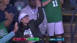 Jayson Tatum Dunks On Lebron James and then hits a 3 pointer [upl. by Zelde]