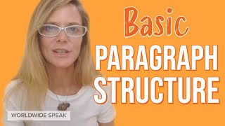 Basic Paragraph Structure  English Writing Skills  2020 [upl. by Telfore]