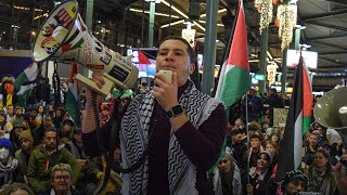 Amsterdam Protest gegen Waffenlieferung an Israel [upl. by Eenaffit]