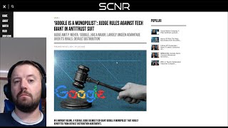 Judge Rules quotGOOGLE IS A MONOPOLISTquot In Antitrust Suit [upl. by Brie647]