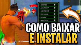 COMO BAIXAR E INSTALAR HACK NO FREE FIRE 2024 PELO MEDIAFIRE LINK DIRETO DE CAPA MOD MENU FFH4X [upl. by Blakelee]