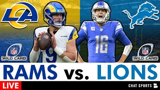 NFL Playoffs 2024 Live Streaming For Rams vs Lions  Scoreboard PlayByPlay Highlights On NBC [upl. by Aitnis]