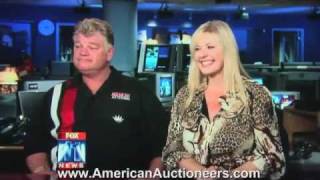 Storage Wars auctioneers Dan and Laura Dotson talking about storage auctions [upl. by Ailelc]