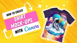 How to create shirt Mockups in Canva [upl. by Euqirdor832]