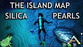 Silica Pearl Locations on The Island map  Ark Survival Evolved [upl. by Htir427]