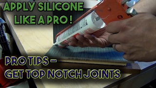 How to Apply Silicone or Caulk like a Pro [upl. by Oinotla308]