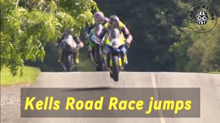 crazy time over the jumps  Kells Road Race 2019 epic wobble 🤘⚡️ sports roadrace [upl. by Bultman]