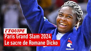 Paris Grand Slam 2024  Insatiable la Française Romane Dicko remporte la médaille dor en 78kg [upl. by Vigor]