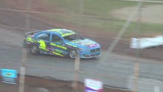 production sedans Aus title heat 34 part 1 Kingaroy speedway 17042022 [upl. by Liarret578]