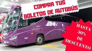 ¿Cómo comprar boletos de autobús baratos para viajar en ADO [upl. by Anyahc]