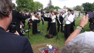 Scott Joplins Maple Leaf Rag Performed at his Gravesite by Paragon Ragtime Orchestra [upl. by Miarzim]