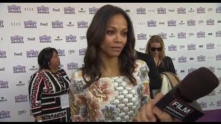 2012 Spirit Awards  Zoe Saldana [upl. by Ramilahs]