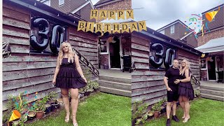 30th Birthday Party Vlog  RIP 20s Hello 30s Theme  Party Inspo [upl. by Arabele]