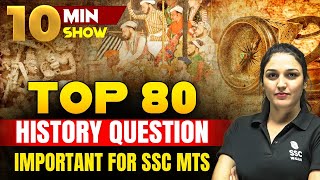 TOP 80 HISTORY QUESTION  SSC HISTORY IMPORTANT TOPICS  10 MINUTE SHOW BY NAMU MAAM  SSC WALLAH [upl. by Atilamrac]