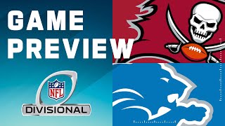 Tampa Bay Buccaneers vs Detroit Lions  2023 Divisional Round Game Preview [upl. by Olga]