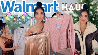 AMAZING Walmart and LOFT Winter and Holiday Haul 2023 [upl. by Ybrik285]