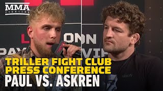 Jake Paul vs Ben Askren Triller Press Conference  MMA Fighting [upl. by Tracy]