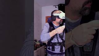 Veste haptique VR 😱 shortswithzita woojer woojervest3 haptic vr gaming tech [upl. by Edina745]