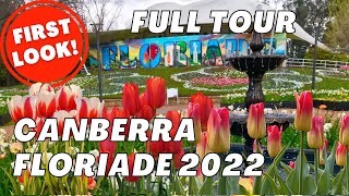 Floriade Canberra 2022 the day before it opens tour Includes view from the top of the Ferris Wheel [upl. by Silvia]