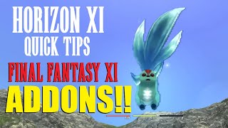 HoizonXI Addons Quick Guide Final Fantasy 11 How to find and install addons with Ashita [upl. by Itsuj]