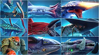 ALL LEVIATHAN amp ALL CREATURE IN SUBNAUTICA BELOW ZERO [upl. by Llertnauq]