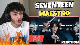 SEVENTEEN MAESTRO Official MV REACTION [upl. by Adnorehs697]