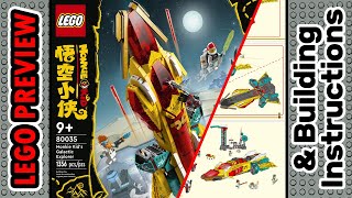 PREVIEW 80035 LEGO MONKIE KID Monkie Kids Galactic Explorer amp Building Instructions LEGO 2022 [upl. by Maroney]