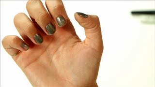 How to Fix Chipped and Smudged Nail Polish Bella How To [upl. by Kcirtapnaes]