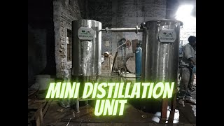 Mini SS 304 Distillation unit rose oil rose water distillation unit also for flowers and leafy plant [upl. by Ramgad]