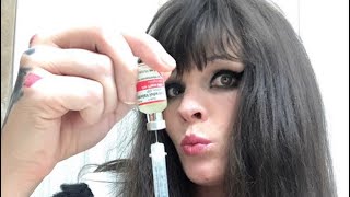 Injecting Estrogen HRT Estradiol Valerate Education Purpose Only MTF HRT [upl. by Charleton]