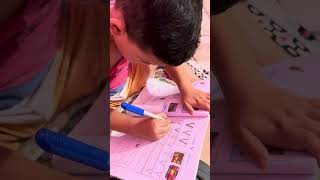 amazing psychomotor skills he is writing first time [upl. by Karame]