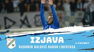 Radomir Đalović nakon Libertasa  116 finala Supersport Hrvatski kup [upl. by Namdor979]