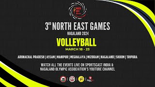 3rd North East Games Nagaland 2024  Volleyball  Day 2 [upl. by Latsirc]