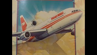 TWA L1011 takeoff exterior amp interior amp flight PHX to STL 1991 [upl. by Moazami720]