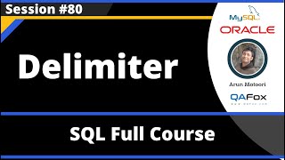 SQL  Part 80  Delimiter [upl. by Eeclehc]