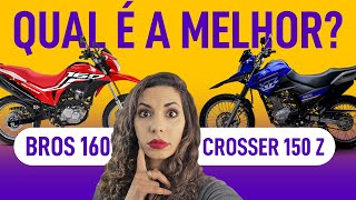 COMPARATIVO CROSSER 150 ABS X BROS 160 2020 VÍDEO MAIS COMPLETO   BATALHA [upl. by O'Shee]