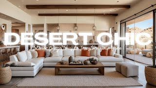 Desert Chic Interior Design  Light and airy design that reflects the nature around you [upl. by Mercer454]