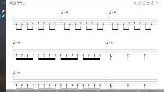 Limp Bizkit  Rollin BASS TAB PLAY ALONG [upl. by Assiled]