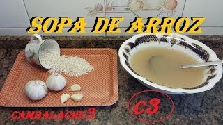 SOPA DE ARROZ CON CALDO DE COCIDO [upl. by Assenov]