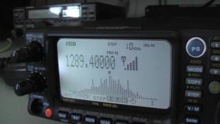 KENWOOD TH55 1200 MHZ  YAESU VR5000 [upl. by Retsam]