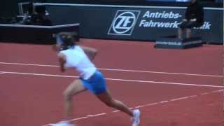 Julia Goerges return game vs Samantha Stosur  Porsche Tennis Grand Prix 2012 [upl. by Neal715]