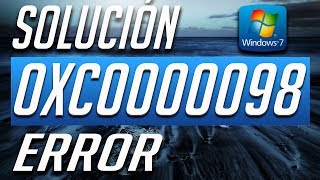 Como Solucionar el Error 0xc0000098 en Windows 7 [upl. by Rehsa945]