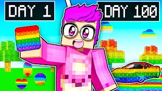 Can We Survive 100 DAYS In a POP IT MINECRAFT WORLD ft LANKYBOX LUCA SIRENHEAD amp MORE [upl. by Northway132]