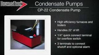 DiversiTech CP22 Condensate Pumps [upl. by Hayikaz]