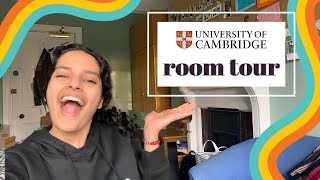 MY CAMBRIDGE ROOM  first year at Girton College Room Tour 2021 [upl. by Tally]