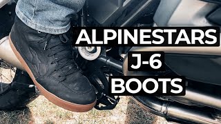 ALPINESTARS J6 WATERPROOF BOOTS  CE marked casual riding boot [upl. by Drusi]