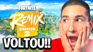 JOGUEI A NOVA TEMPORADA DO FORTNITE Capitulo 2 OG [upl. by Anoel]